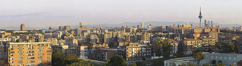 Gigapixel, Gigafotografía Skyline de Madrid desde el Cerro del Tío Pío